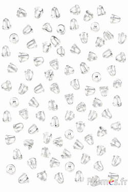 Stoppers - 4 x 4 mm - transparant